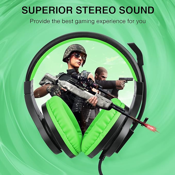 BlueFire Kids Headphones for Online School, Children, Teens, Boys, Girls, 3.5mm Stereo Over-Ear Gaming Headphone with Microphone and Volume Control for PS4, PS5, New Xbox One