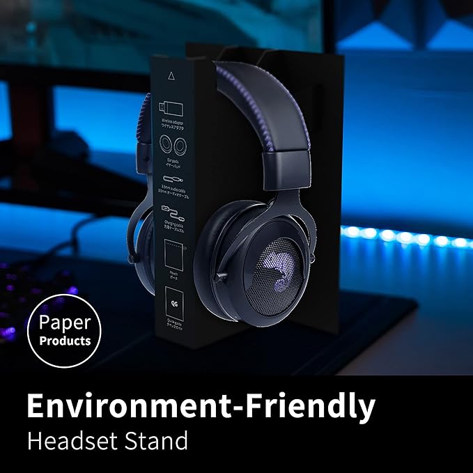 Brook 2.4GHz Wireless Headset - Cross-Platform Wireless Gaming Headset for PS5, PS4, PC, Mac, Android, and NS, Low Latency (with Extra Earpads)