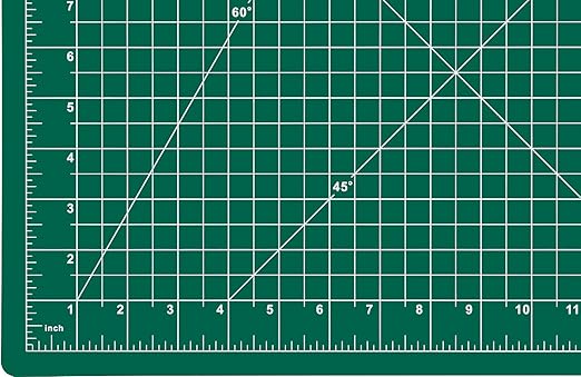 Dahle Vantage 10473 Premium Self-Healing Cutting Mat, 24"x36", 1/2" Grid, 5 Layers for Max Healing, Perfect for Crafts & Sewing, Green