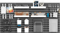 MULSAME Pegboard Combination Kit, Wall Mounted Storage Set with 8 Pegboards & 32 Accessories Hanging, Black Peg Boards Organizer for Walls Display, Crafts Organization, Kitchen Organizer, 22" x 44"