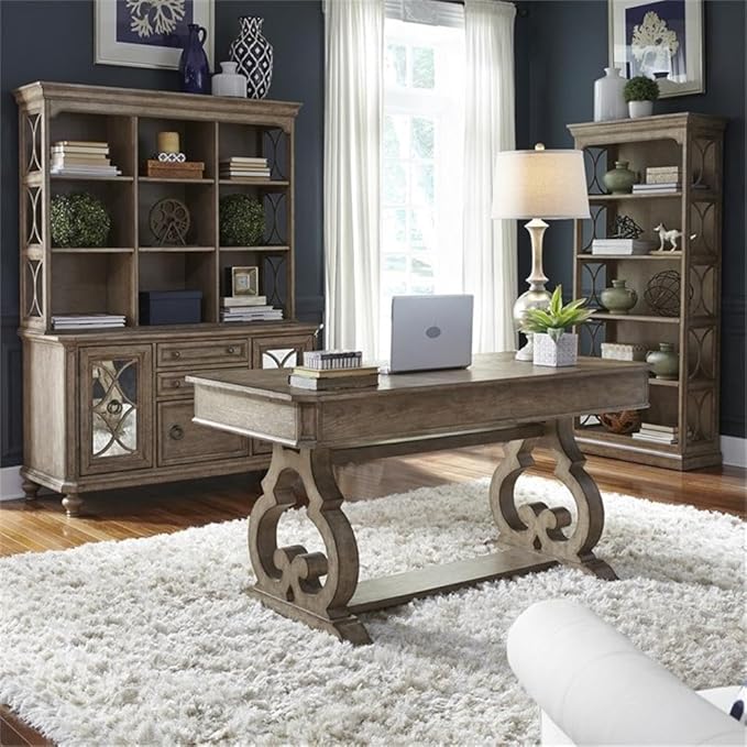 Liberty Furniture Simply Elegant Multi 3 Piece Desk & Hutch Set