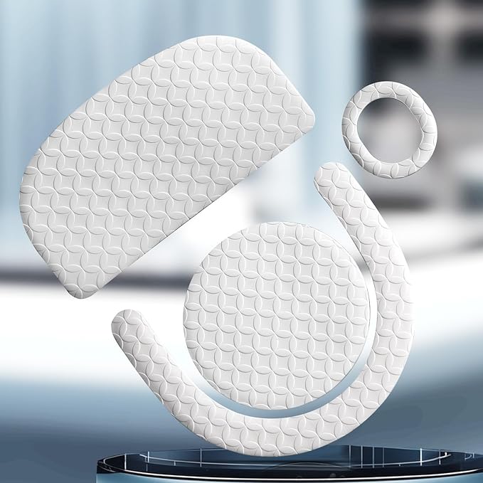 PTFE Mouse Skates for Logitech G PRO X Superlight 2 / G PRO X Superlight 2 SE/G PRO X2 Superstrike, Ultra-Smooth Rounded Edge Gaming Mouse Feet Replacement, White with Cleaning Tools