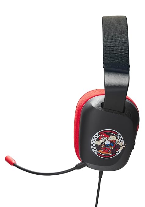 PowerA Wired Stereo Headset for Nintendo Switch and Switch 2 - Mario Kart Rivals, 3.5 mm, Wired, Stereo, Officially Licensed
