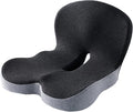 Memory Foam Buttocks Cushion for Office Chair Truck Driver Truck Seat Cushion Ergonomic Driver Seat Cushion with Lumbar Support & Sciatica Back Pain Relief, Car Seat Cushions for Driving