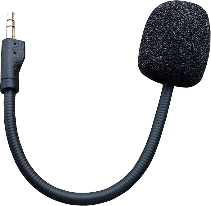 TNE 2 Pack Replacement Game Mic for Logitech G Pro X | 2X Detachable Microphone Boom for Logitech G Pro and G X PS4 PS5 Xbox One PC Gaming Headsets 3.5mm Jack Noise Cancelling