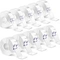 ZMUAXUAN 10 Rolls-9.85 FT Double Sided Mounting Tape Heavy Duty Removable,Clear Thick Nano Tape Adhesive Reusable,Wall Poster Picture Hanging Strips Putty, Sticky Tack Gel Glue for Hangers,Photo