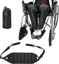 Wheelchair Footrest Hammock, Adjustable Hanging Foot Sling for Foot Rest Replacement, Wheelchair Accessories Leg Rest Support Strap