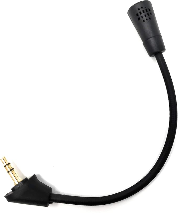 TNE Replacement Cloud Alpha Game Mic 3.5mm Microphone Boom only for Kingston HyperX Cloud Alpha/Cloud Alpha S Pro PS4 Xbox One Nintendo Switch Computer PC Gaming Headsets