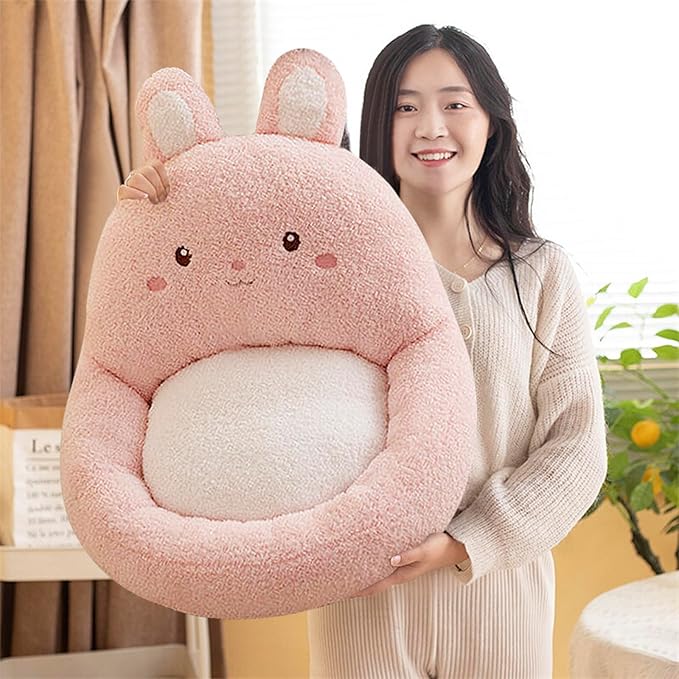 Cartoon Back Seat Cushion Office Chair Nest Seat Cushion Indoor Outdoor Chair Pad Tufted Sitting Cushion Seat Support Relieves Garden Sofa Armchair Wheelchair Back Chair Cushion