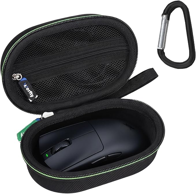 Mouse Case for Razer Viper V3 Pro/ V3 HyperSpeed/ V2 Pro for DeathAdder V4 Pro/ V3Pro/ V3/ Essential/Corsair Scimitar - Hard Protective Travel Carrying Storage Case (Black)