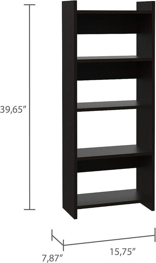 1-Plano Two Piece Home office Set,Black
