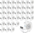 36 Pcs Transparent Tape with Dispenser, 0.7 in x 1000 in Clear Tapes and Refillable Dispensers, Office Tape Rolls with Dispenser Bulk for Craft Jobs, Gift Wrapping, Repairing, Home and School
