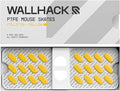 Wallhack PTFE Pill Mouse Skates | Premium Universal Skates for Gaming Mice | Ultra-Smooth Glide on Cloth & Glass Pads | Customize Speed & Control | Fast, Easy to Apply | Yellow