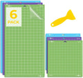 HTVRONT Cutting Mat, 6 Pcs Cutting Mat 12x12 & 12x24in(Standard, Light, StrongGrip) Compatible with Cricut Maker 3/Maker 4/Maker/Explore 3/4/Air 2/One, Variety Adhesive Sticky Cutting Mats Accessories