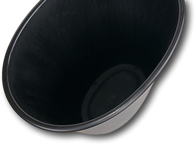 STERILITE 10119012 1.5 Gallon Black Wastebasket