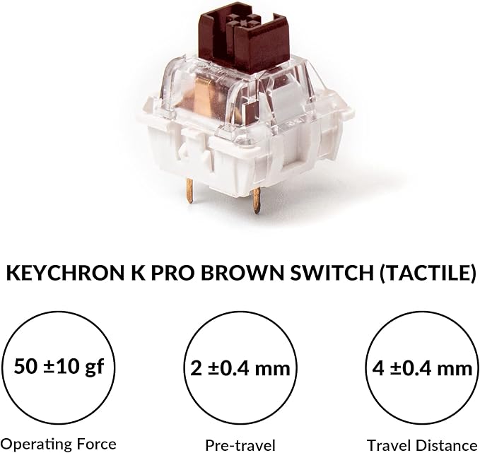 Keychron V3 Wired Custom Mechanical Keyboard Knob Version, TKL QMK/VIA Programmable with Hot-swappable Keychron K Pro Brown Switch Compatible with Mac Windows Linux Carbon Black (Non-Transparent)