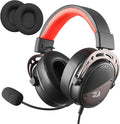 Redragon H730 USB Wired Gaming Headset - 53mm Drivers, 360° Spatial Sound, Detachable Noise-Canceling Microphone, Magnetic Replaceable Ear Cushions, Over-Ear Headphones Works for PC/PS4/PS5, Black