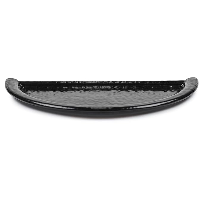 Noel Asmar Signature Pedicure Footrest, Half Moon Design, Eco friendly and Recyclable, Made from Resin - BPA and Toxin Free (Onyx)