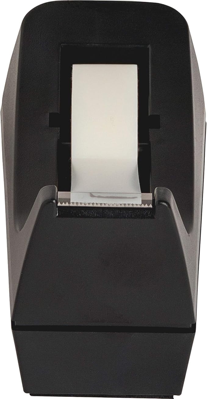 Desktop Tape Dispenser - Non-Skid Base - Weighted Tape Roll Dispenser - Perfect for Office Home School (Tape not Included) 2 Pack