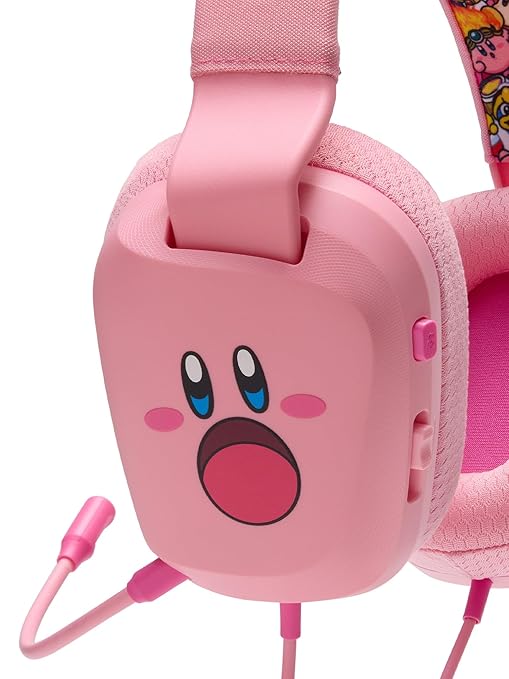 PowerA Wired Stereo Headset for Nintendo Switch and Switch 2 - Kirby Mouthful, 3.5 mm, Wired, Stereo, Officially Licensed