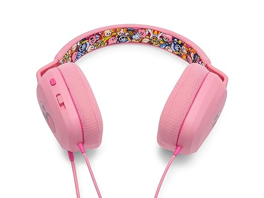 PowerA Wired Stereo Headset for Nintendo Switch and Switch 2 - Kirby Mouthful, 3.5 mm, Wired, Stereo, Officially Licensed