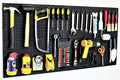WALLPEG Pegboard Garage Organizer Kit – 48” Wide Wall Mounted Peg Board Panels with 36 Locking Hooks – Tool & Garage Organization System – Fits Standard 1/4” Pegboard