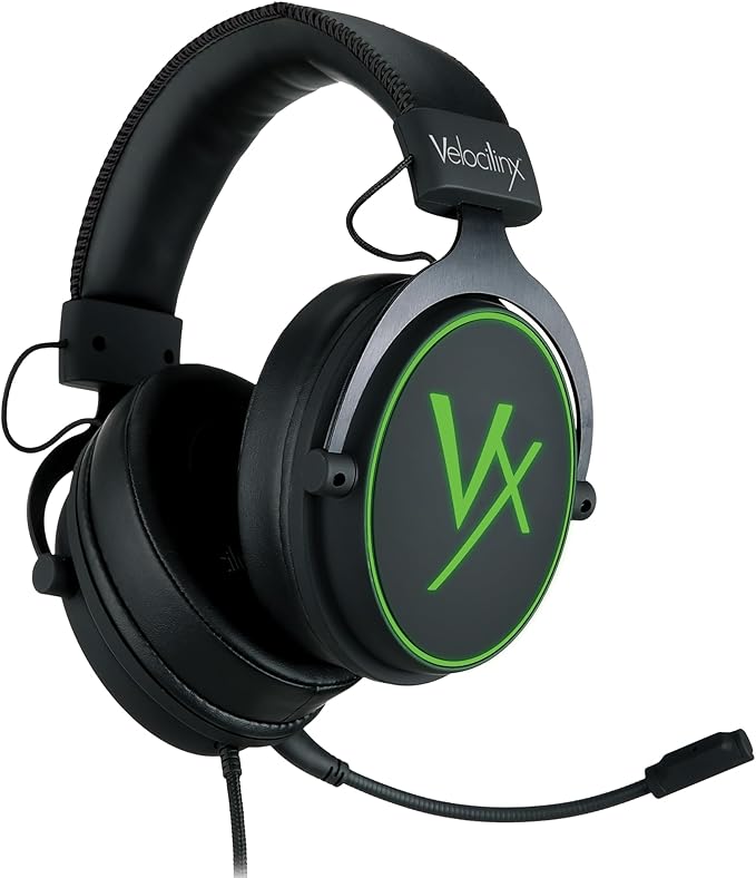 Areios 7.1 Surround Sound Console and PC Gaming Headset, Black