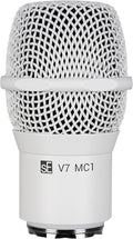 SE ELECTRONICS V7 MC1 Wireless Microphone Capsule - Compatible with Shure Wireless Transmitters - Professional Dynamic Microphone for Singing, Speech & Music Studio Recording (White)