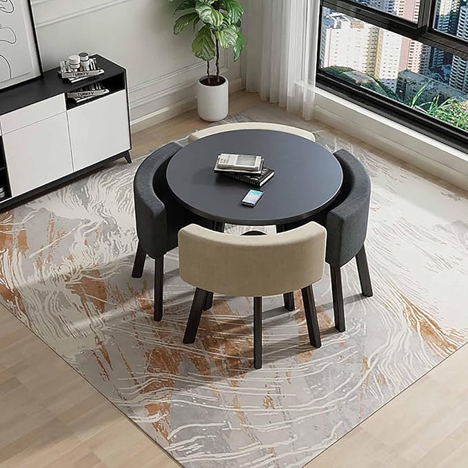 Computer Desk, Vanity Desk, Bedside Tables,Family Dining Room Furniture Set, 1 Table, Kitchen Bar Balcony Bedroom Library Billiards Hall Office 16