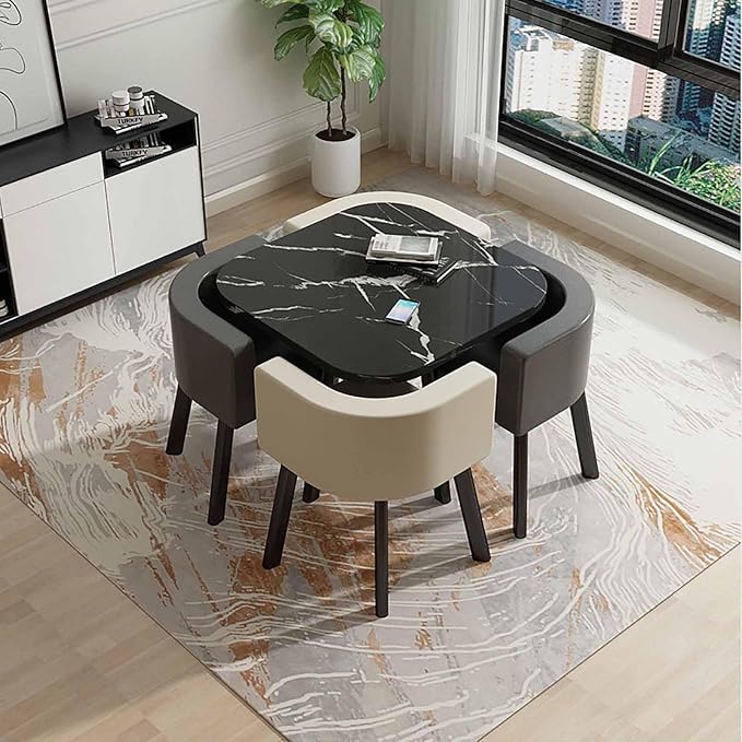 Computer Desk, Vanity Desk, Bedside Tables,Family Dining Room Furniture Set, 1 Table, Kitchen Bar Balcony Bedroom Library Billiards Hall Office 8