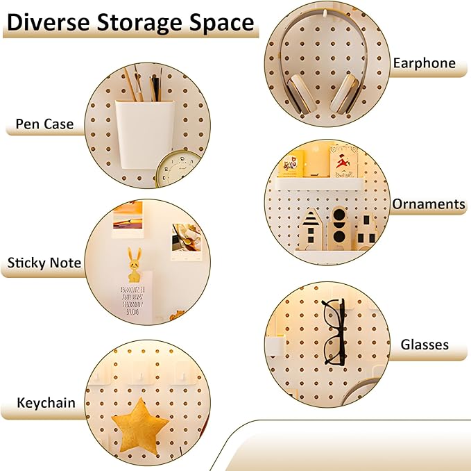 Desktop Hutch Bookshelf with Pegboard,Desk Organizer Shelf Bookcase, Countertop Storage Organizer Rack for Dorm Office Home Dormitory (White, 95CM/37.4IN)