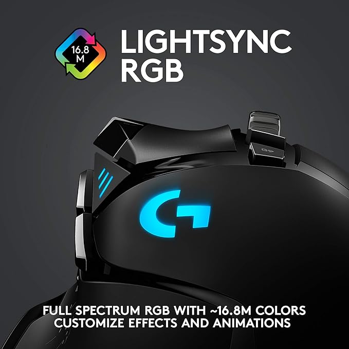 Logitech G502 Lightspeed Wireless Gaming Mouse | Hero Sensor, 25,600 DPI, 11 Programmable Buttons, Tunable Weights, RGB Lighting, Onboard Memory, PC/Mac | Signature Series Gift Bundle