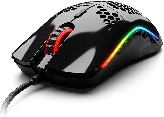 Glorious Model O- (Minus) Gaming Mouse, Glossy Black (RENEWED)