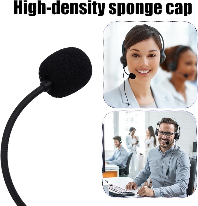 Replacement Microphone for Logitech G PRO X and G PRO X2 Gaming Headsets, Detachable Noise Cancelling Game Microphone with Foam Covers Gaming Headset Mic Accessory