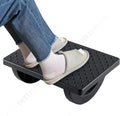 Foot Rest for Under Desk at Work - Ergonomic Foot Stools for Under Office Desk - Rocking Footrest with Roller Massager - Leg Rest for Chair, Computer Gaming - Promote Leg Circulation
