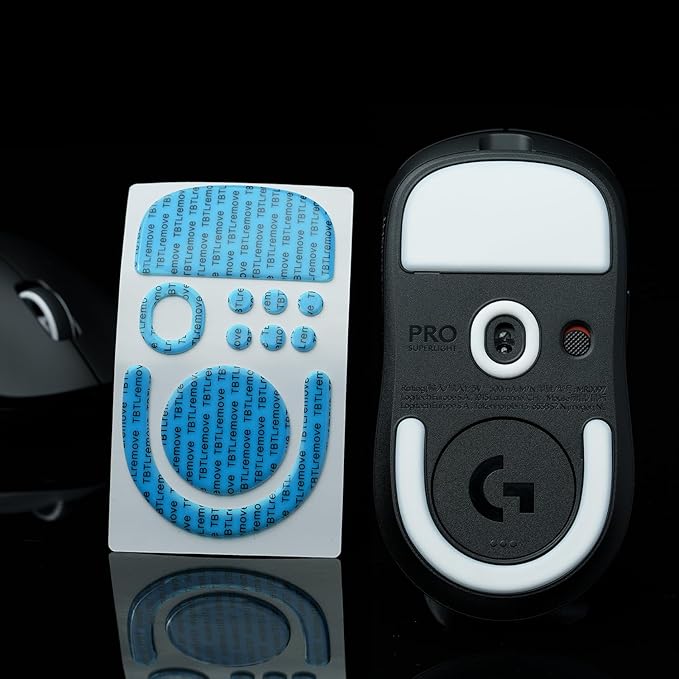 V2 Mouse feet for G PRO X Superlight 2 / PRO X Superlight 2 SE | Smooth Glide | Rounded Edges | Anti-Dust | Pro Gamer Approved - 0.7mm Pure PTFE Gaming Upgrade Skates (2-Pack)