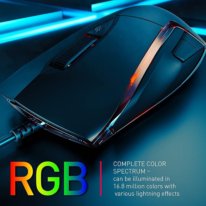Cherry Americas JM-3000-2 Coreded Rgb Black Mouse