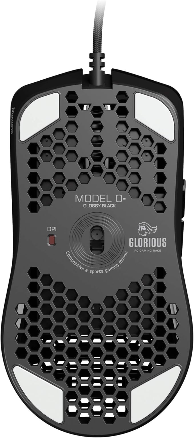 Glorious Model O- (Minus) Gaming Mouse, Glossy Black (RENEWED)