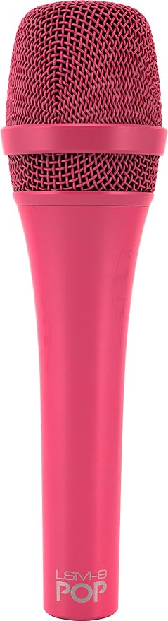 MXL LSM-9 POP Dynamic Vocal Microphone - Magenta