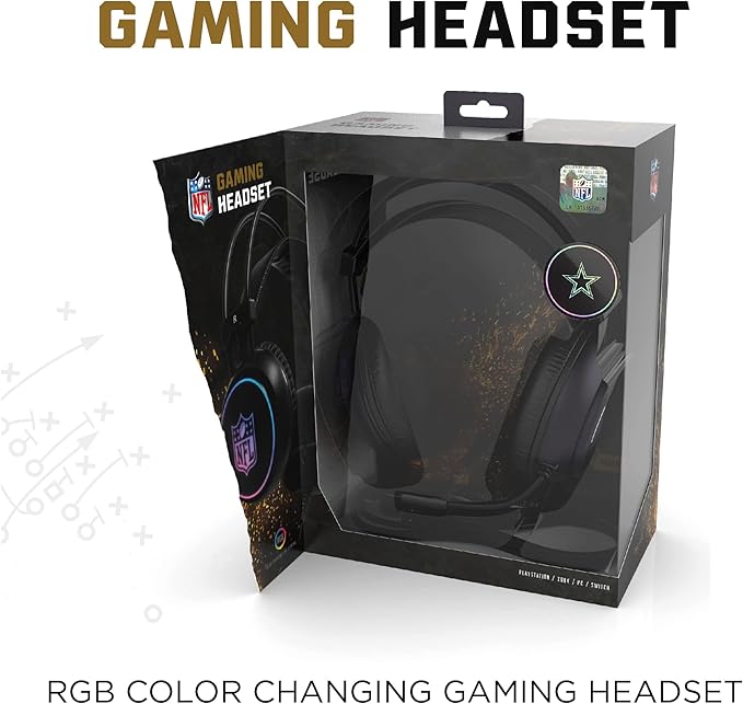 SOAR NFL Wired Gaming Headset, Team Color