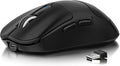 MAMBASNAKE M3 Wireless Gaming Mouse,40K DPI,39g Lightweight Gaming Mouse,PAW3395PRO Optical Sensor,Tri-Mode BT5.1/2.4G/USB-C PC Game Mice,Programmable Buttons,300mAh Battery for PC/Laptop/Mac-Griptape