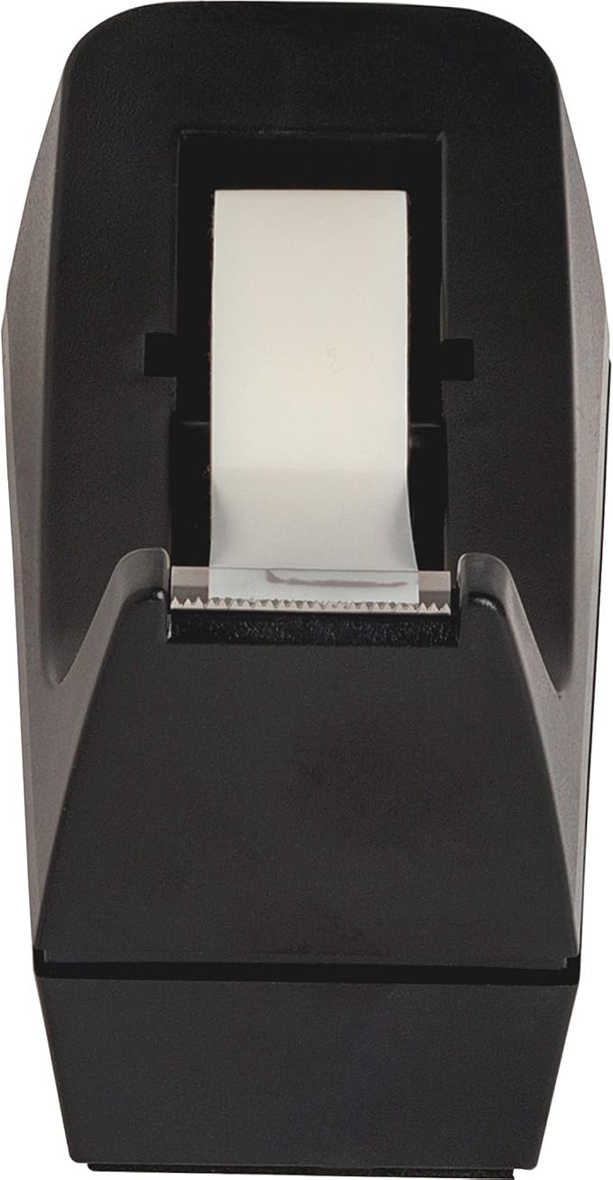 Business Source Standard Desktop Tape Dispenser, Black, 1 in (BSN32954) (Pack of 3)