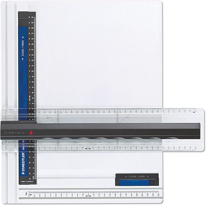 STAEDTLER Portable Drawing Board: 16 x 12 inches, Variomatic Drafting Head - Break-Resistant Plastic & Non-slip Feet - For Students, Professionals, & Designers - Ideal for Drawing, Drafting, Sketching
