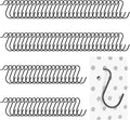 Small Pegboard J Hooks - 80pcs Metal Peg Board Hangers for Tiny Holes - Anti-fall Universal Fit Pegboard Wall Organizer Jewelry Tools Holders for Retailer Garage Craft Office Display Storage (Black)