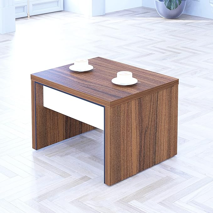71" Wood Office Furniture Set of 4pcs | Modern Executive Desk | File Drawers w/Telescopic Rails | Large Storage Cabinet w/Chrome Handles | Coffee Table | Sturdy Home Workstation Suite
