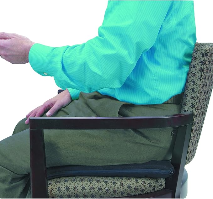 Master Caster Deluxe Seat/Back Cushion w/Memory Foam, 17w x 2 3/4d x 17 1/2h, Black