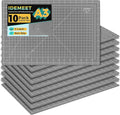 Premium 10 Pcs Self Healing Cutting Mat 18'' x 12'', A3 Non-slip Sewing Mat for Quilting, 5-Ply Rotary Cutting Board Double-Sided for Crafts Cutting Fabric Scrapbooking Modeling Projects