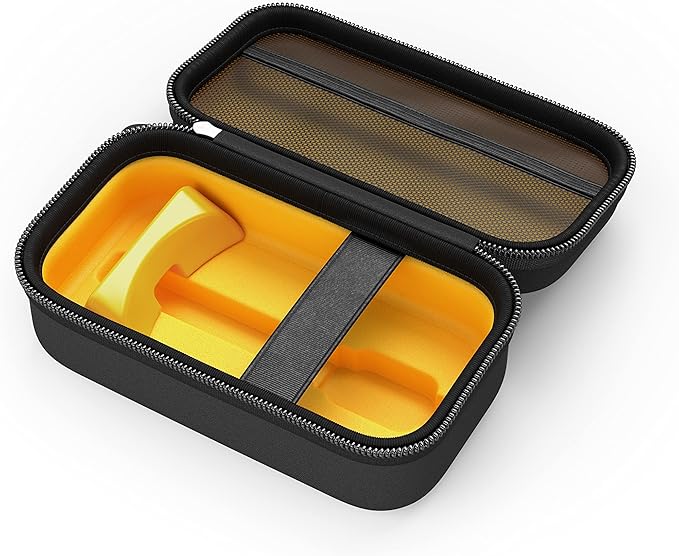 GLORIOUS Universal Mouse Case Gaming, w/Accessory Pocket & Adjustable Wedge (No Shake), Portable Carrying Case, Hard Shell, Zipper, & Wool Interior, for Bluetooth Wireless Mice & Wired Mice