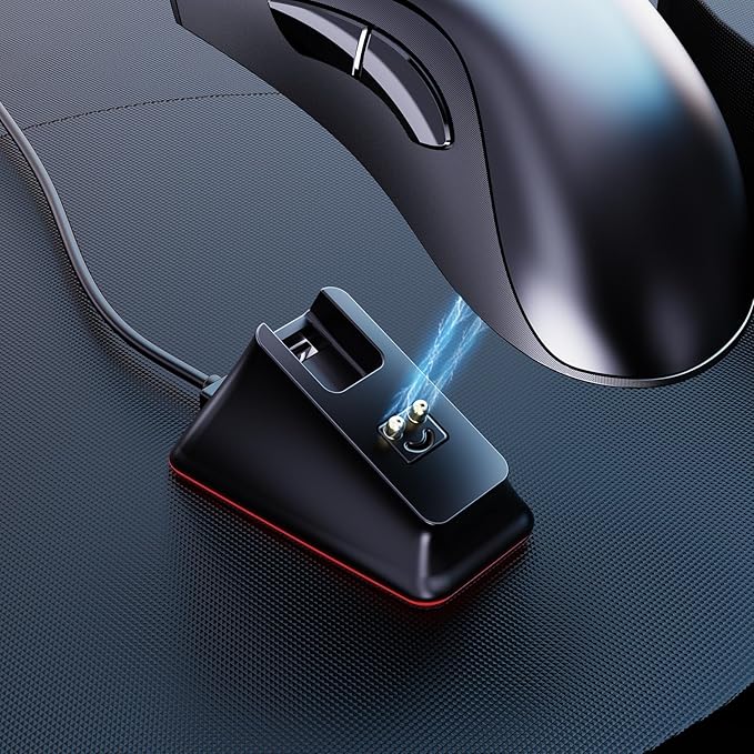 Charging Dock for Razer Mouse DeathAdder V2 Pro,Naga Pro,Viper Ultimate,and Basilisk Ultimate with 6.6 Feet Cable