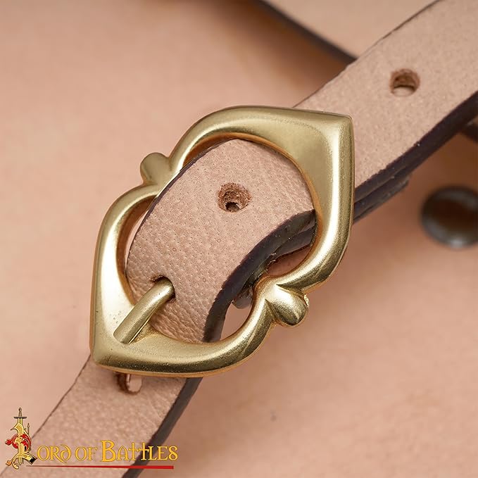 Lord of Battles Adventurer's Book or Diary Holder Handcrafted from Genuine Leather 13x18cm (Natural)